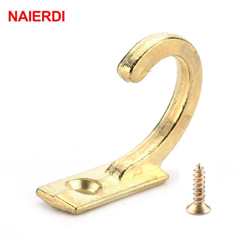 Furniture Hardware Latch - NAIERDI 10PCS Piccolo Antico Ganci Appendiabiti