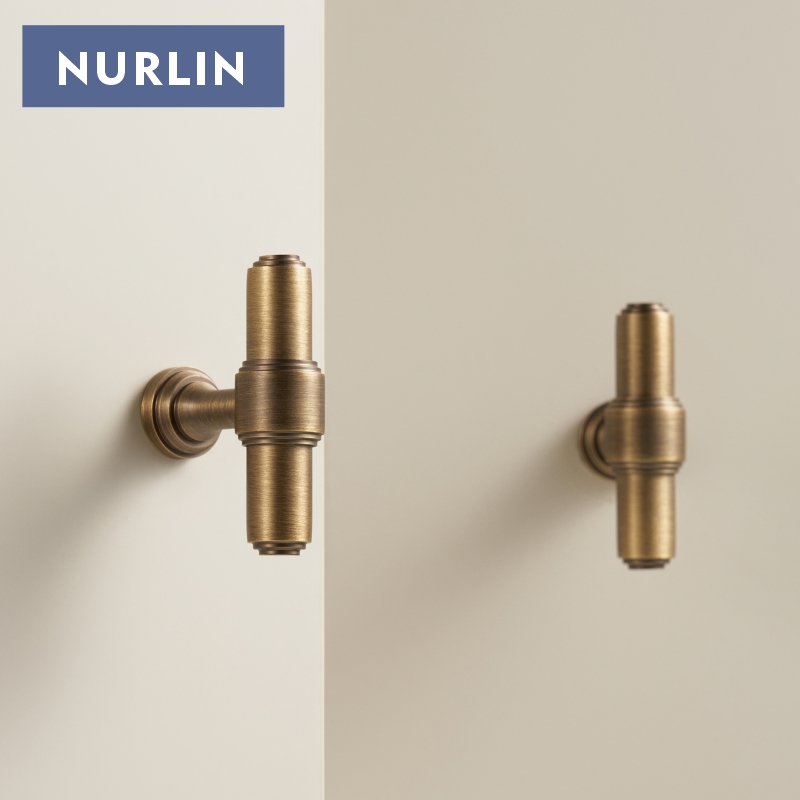 Furniture Hardware Kit - Nurlin Ottone massiccio Francese Retro Bronzo
