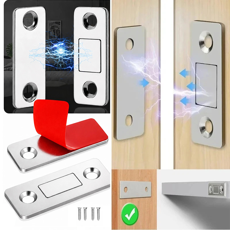 Furniture Hardware Latch - Fermo Magnetico Ultra Sottile per Porte,