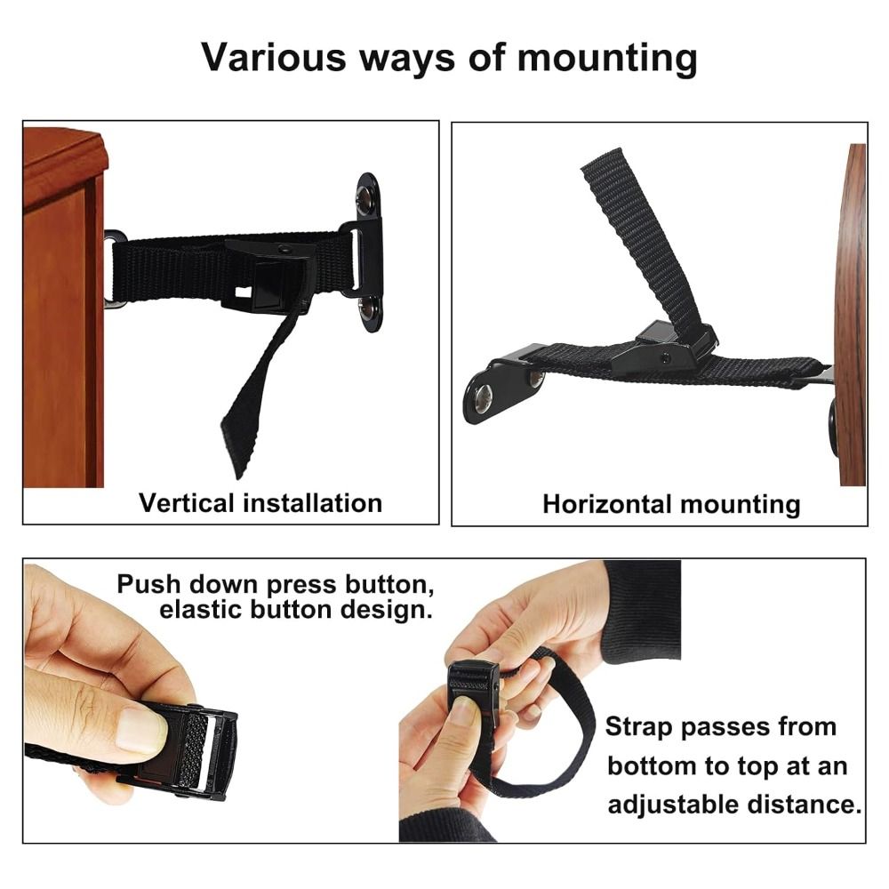 Furniture Hardware Latch - Ancoraggi per Mobili Antisismici di Facile
