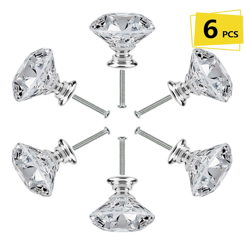 Furniture Hardware Feet - Set di 6 pomelli per armadietto