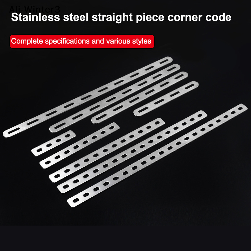 Furniture Hardware Connectors - Staffa Angolare Piatta in Acciaio Inox,