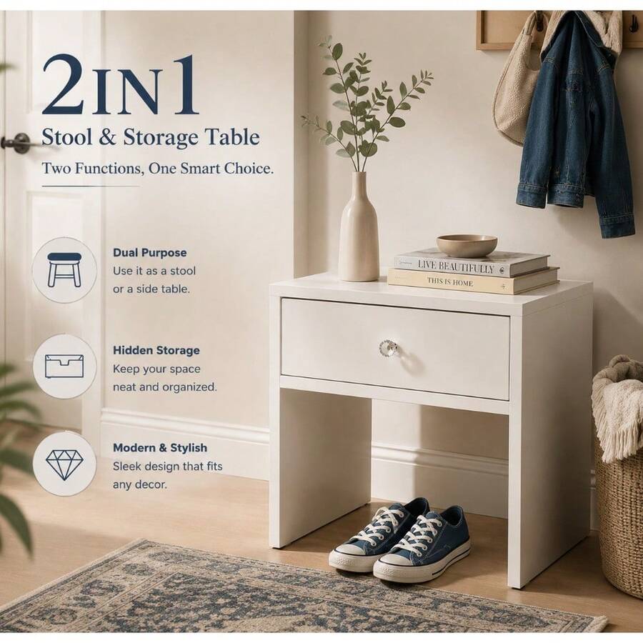 Sgabello Contenitore e Comodin - Furniture Hardware Kit recensione e prezzo