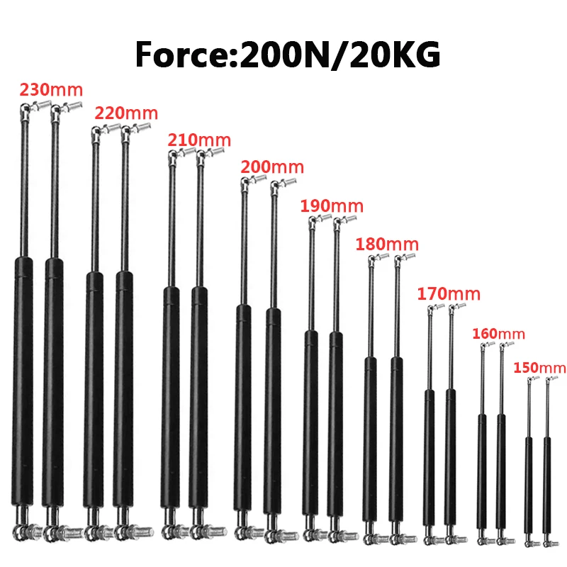 2PCS 150-230 millimetri 200N/2 - Furniture Hardware In China recensione e prezzo