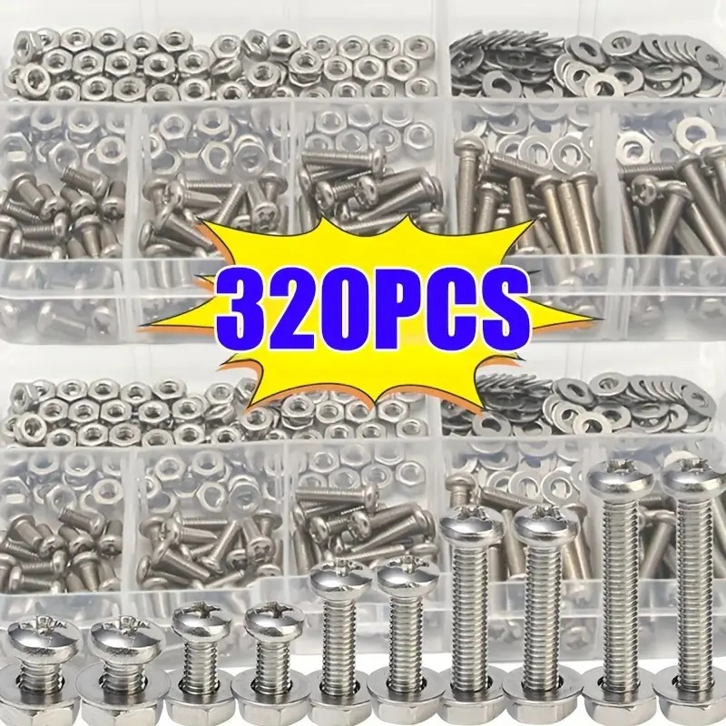 Set di dadi e bulloni esagonal - Furniture Hardware Kit recensione e prezzo