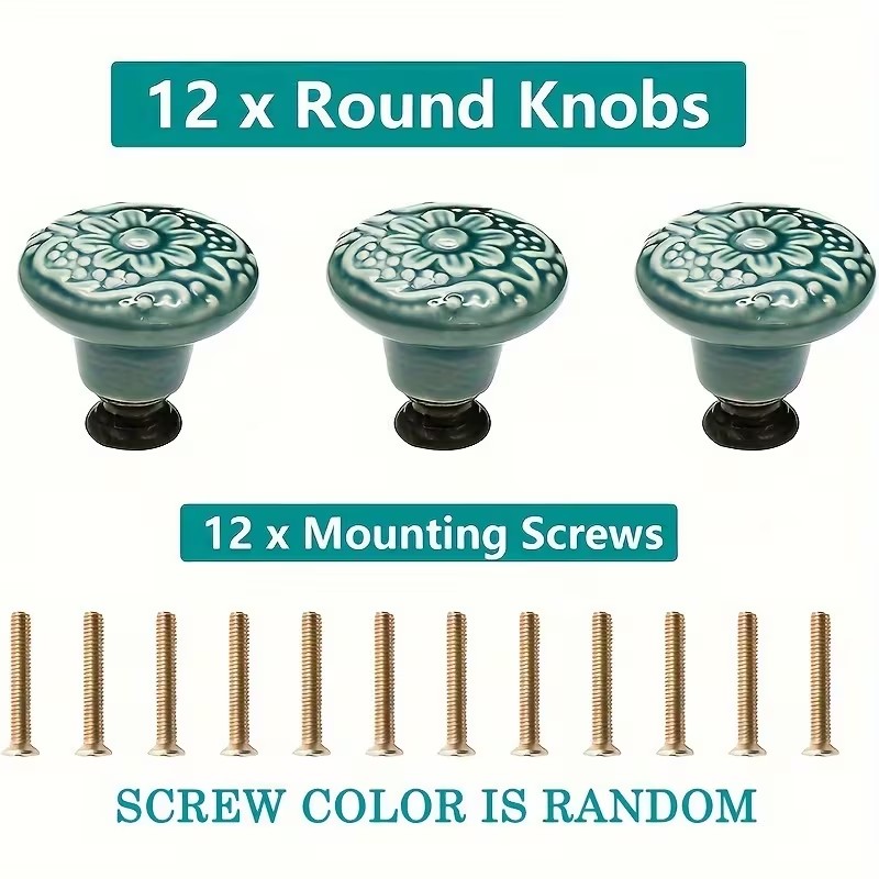 12 pomelli per armadietti in c - Furniture Hardware Feet recensione e prezzo