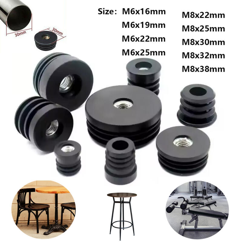 4/8/12 Pezzi Tappi Rotondi Ner - Furniture Hardware Connectors recensione e prezzo