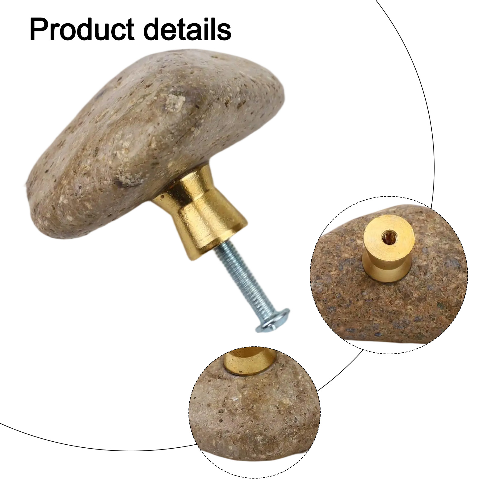 2 maniglie per porte in pietra - Unique Furniture Hardware recensione e prezzo