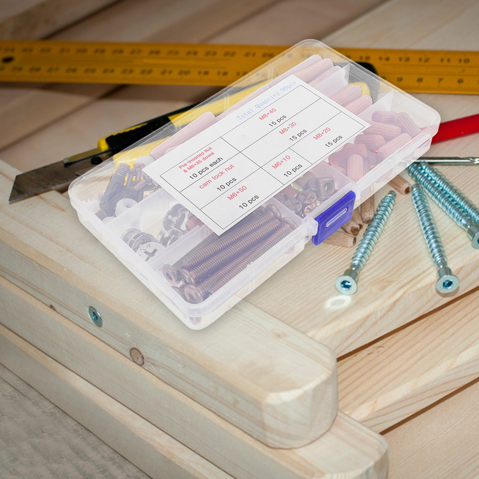 Set di 95 Pezzi di Ferramenta  - Furniture Hardware Kit recensione e prezzo